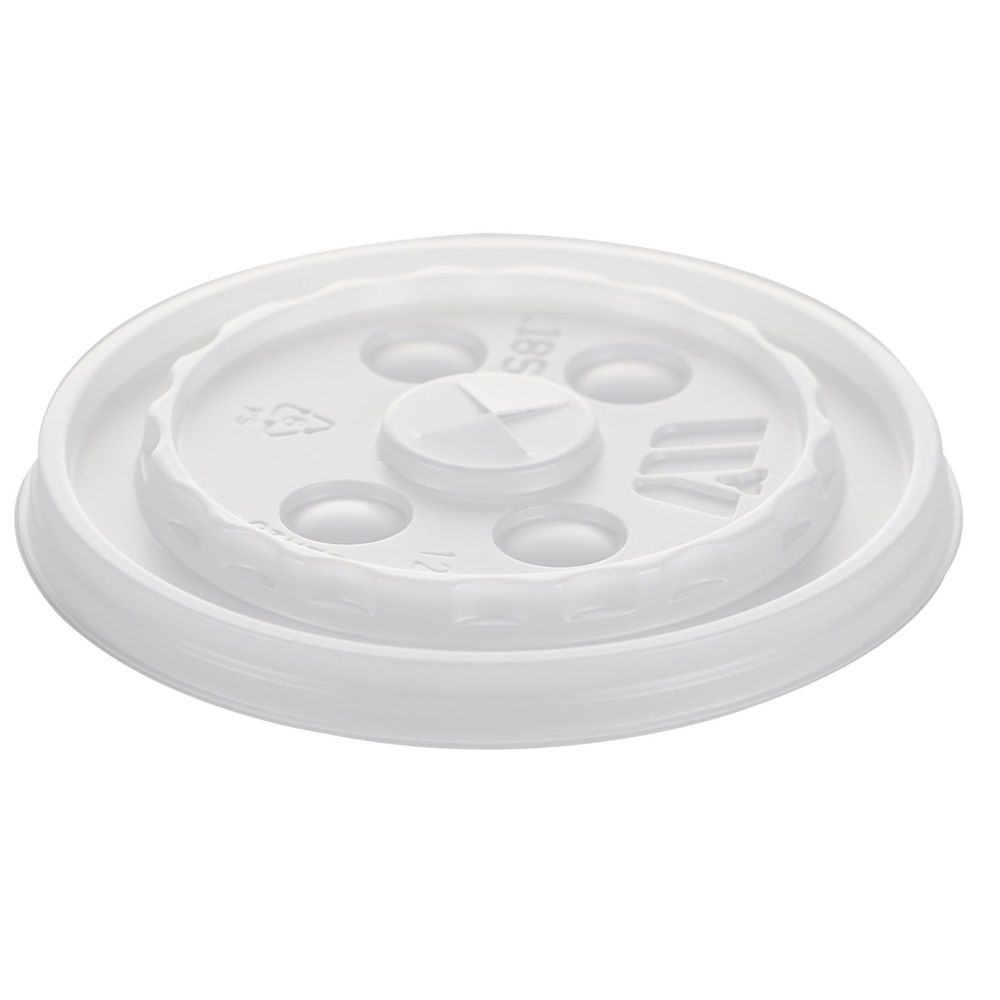 Wincup L18s Translucent Straw Slotted Lid For 12, 24 Ounce Cups -- 1000 Per Case