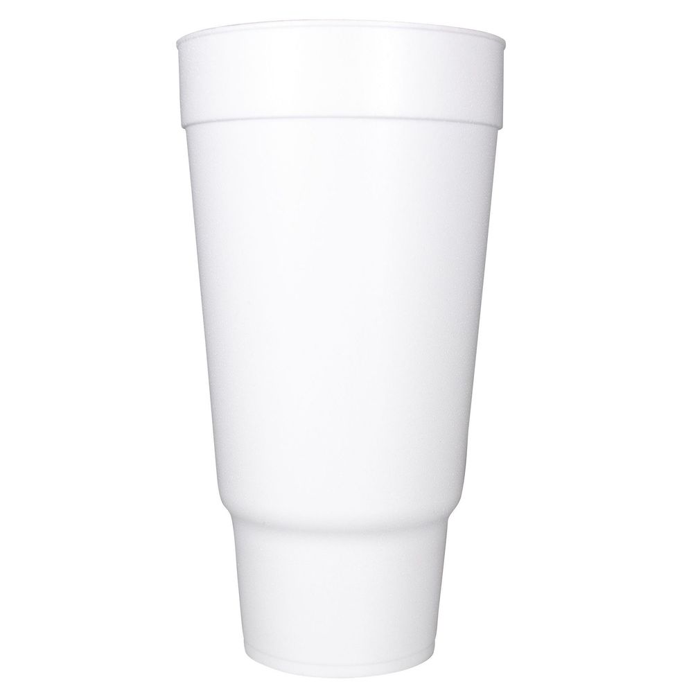 Wincup Vio 44cc32 White Pedestal Cup, 44 Ounce Capacity -- 250 Per Case