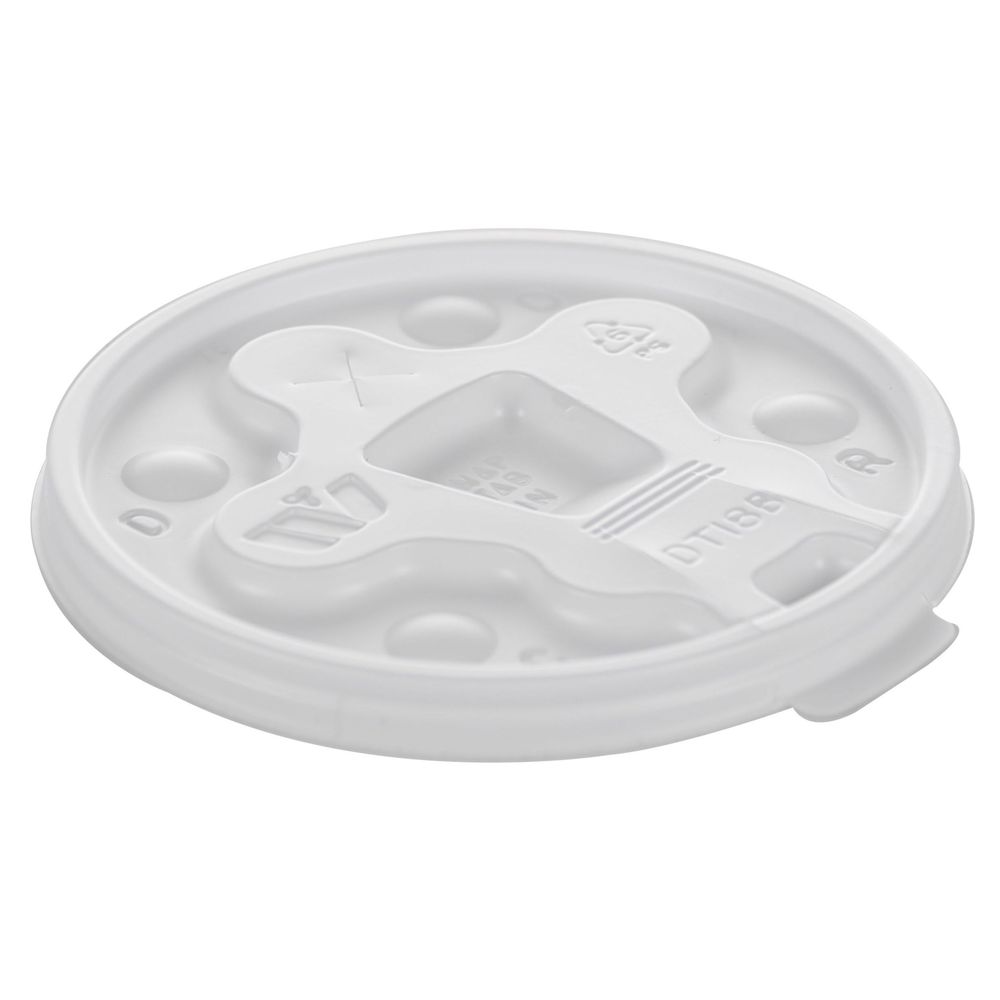 Wincup Vio Dt18b Tear Back White Lid Fits 12, 24 Ounce Cup -- 1000 Per Case