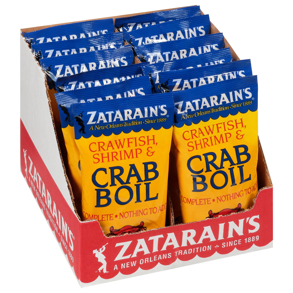 Zatarains Crawfish Shrimp Crab Boil Complete Case FoodServiceDirect