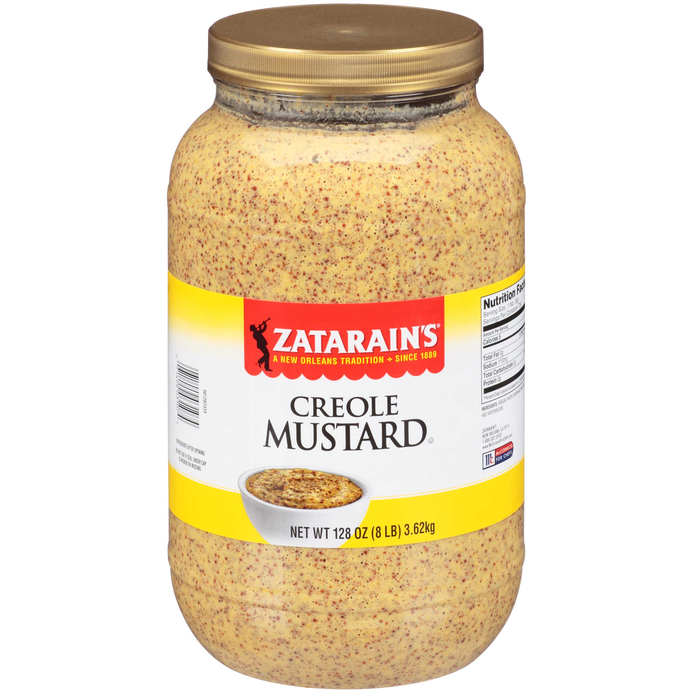 Zatarain's Creole Mustard, 1 Gallon -- 4 Per Case