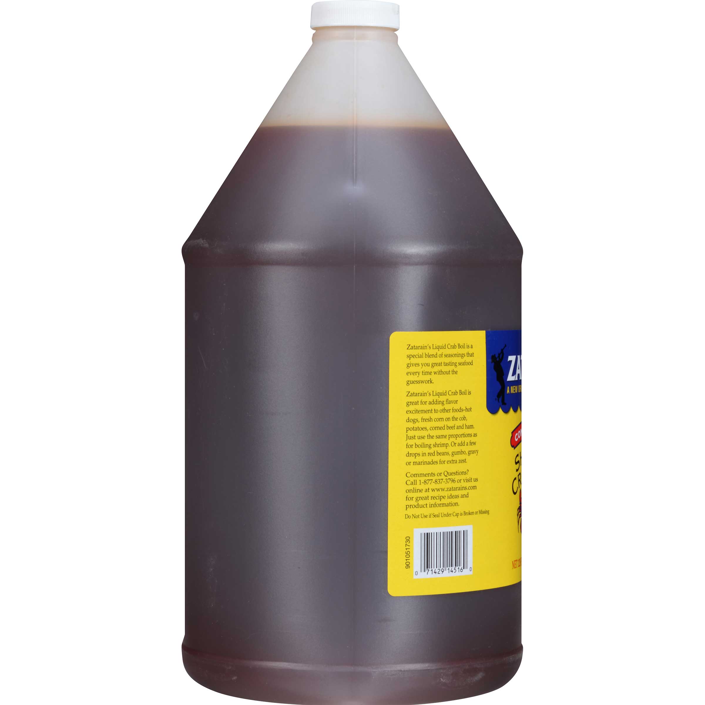 Zatarain's Concentrated Liquid Shrimp & Crab Boil, 1 Gallon -- 4 Per Case