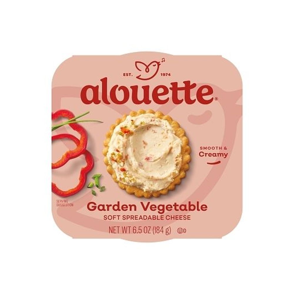 Alouette Deli Garden Vegetable Spread, 6.5 Ounce -- 6 Per Case