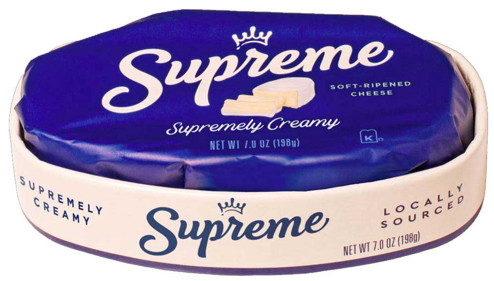 Supreme Small Oval Brie Cheese, 7 Ounce -- 6 Per Case