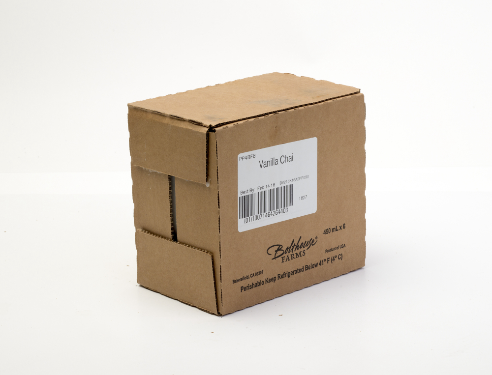 Bolthouse Vanilla Chai Latte Tea Soy Beverage Case FoodServiceDirect