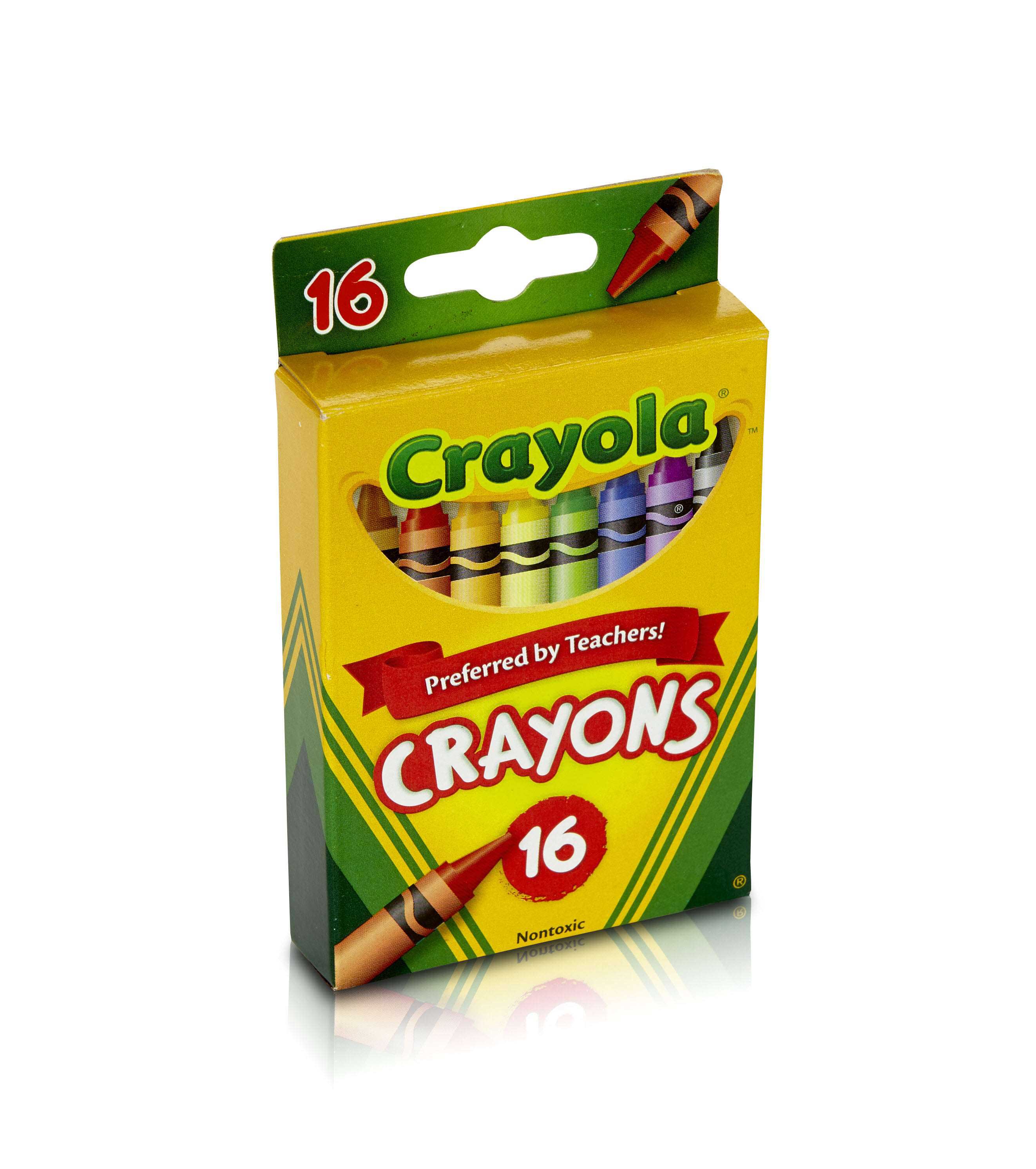 Crayola Peggable Tuck Box Crayons, 16 Count -- 48 Per Case