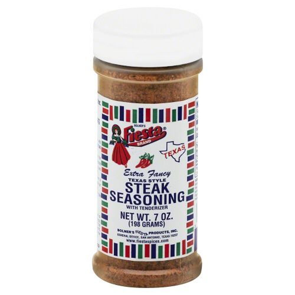 Fiesta Extra Fancy Texas Style Steak Seasoning, 7 Ounce -- 6 Per Case