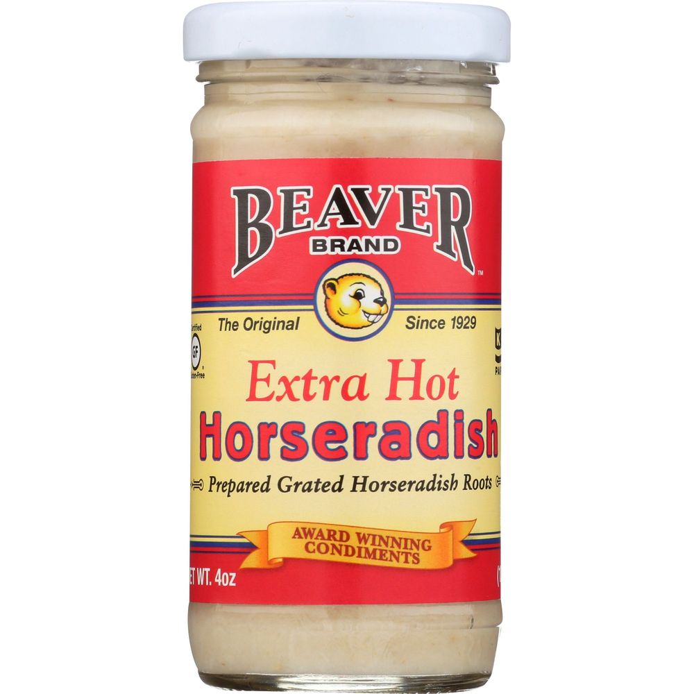 Beaver Extra Hot Horseradish, 4 Ounce -- 12 Per Case