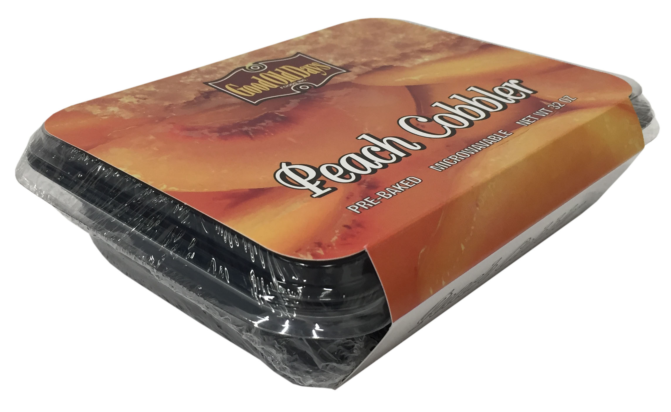 Good Old Days Old Fashioned Peach Cobbler, Prebaked, 2 Pound -- 6 Per Case