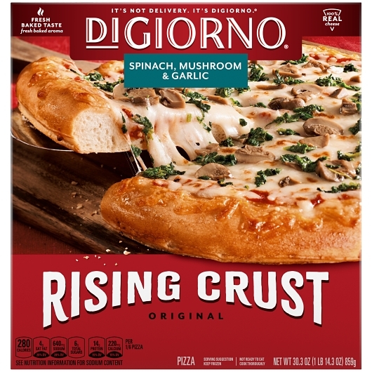 Digiorno Rising Crust Spinach And Mushroom Pizza, 30.3 Ounce -- 12 Per Case