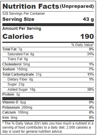 Frostline Premium Vanilla Dairy Based Soft Serve And Shake Mix, 4.74 Pound -- 6 Per Case