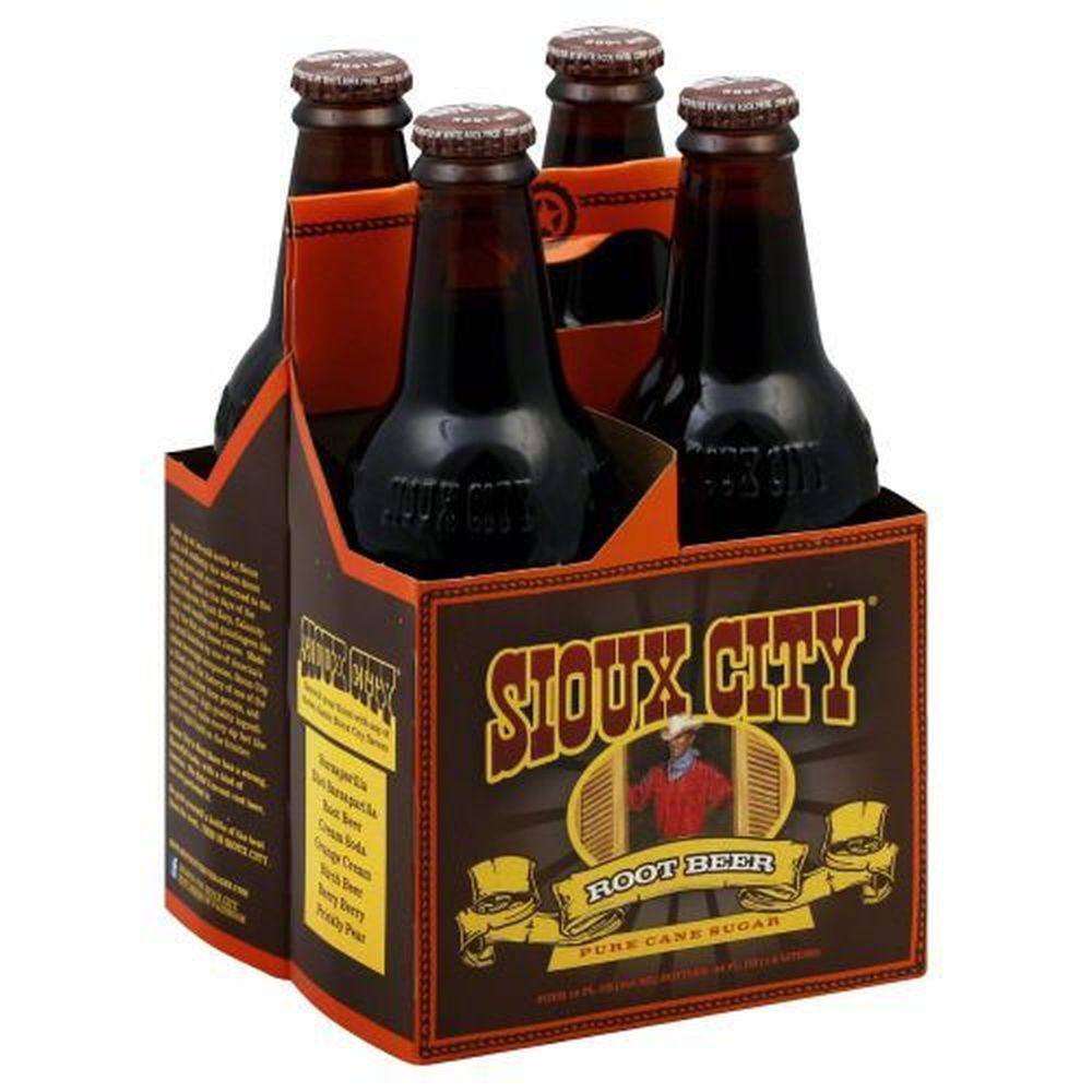Sioux City Root Beer Soda, 48 Fluid Ounce -- 6 Per Case