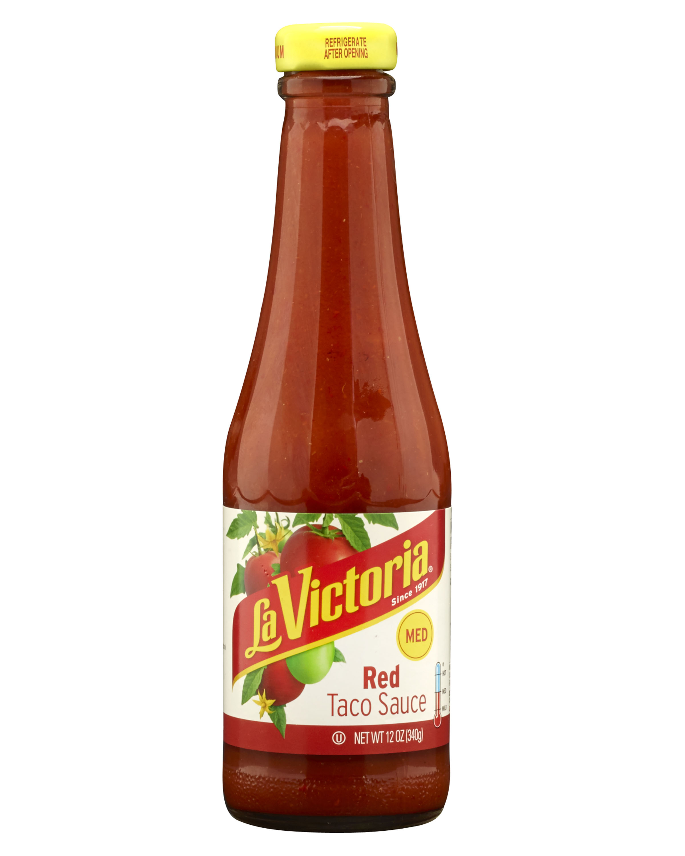 La Victoria Red Taco Sauce, Medium Retail, 12 Ounce -- 12 Per Case