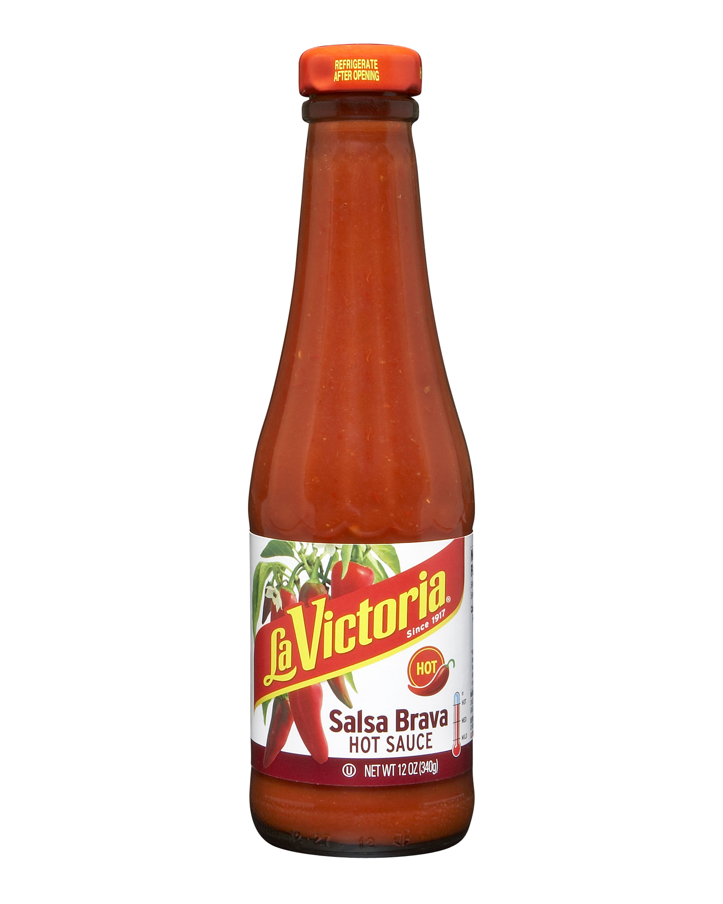 La Victoria Brava Hot Salsa, Retail, 12 Ounce -- 12 Per Case