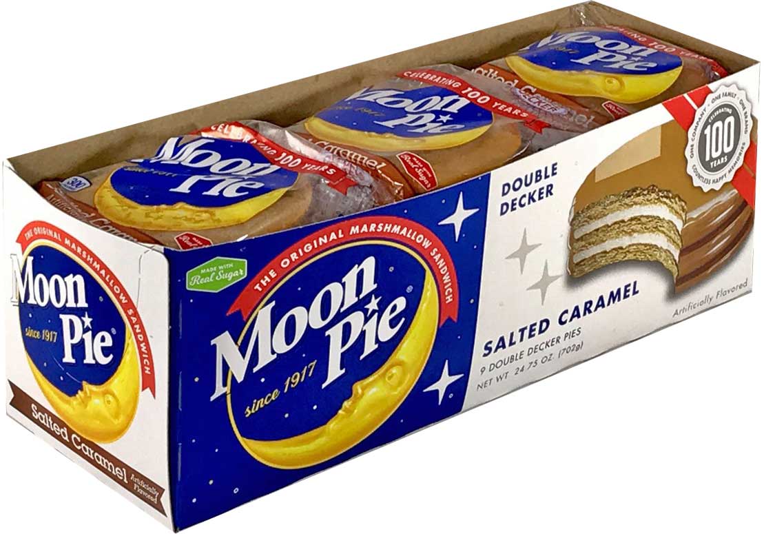 Moonpie Salted Caramel Double Decker Marshmallow Sandwich, 2.75 Ounce -- 81 Per Case