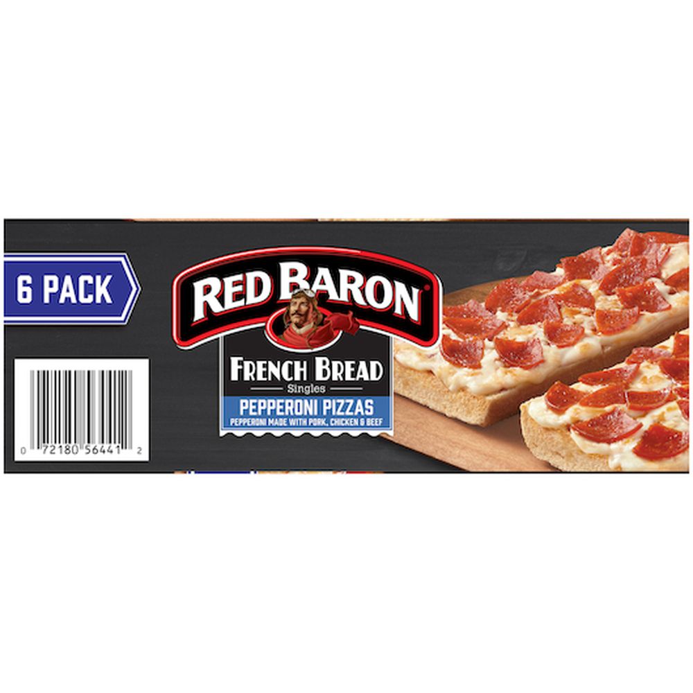 Red Baron French Bread Pepperoni Pizza, 32.4 Ounce -- 4 per case