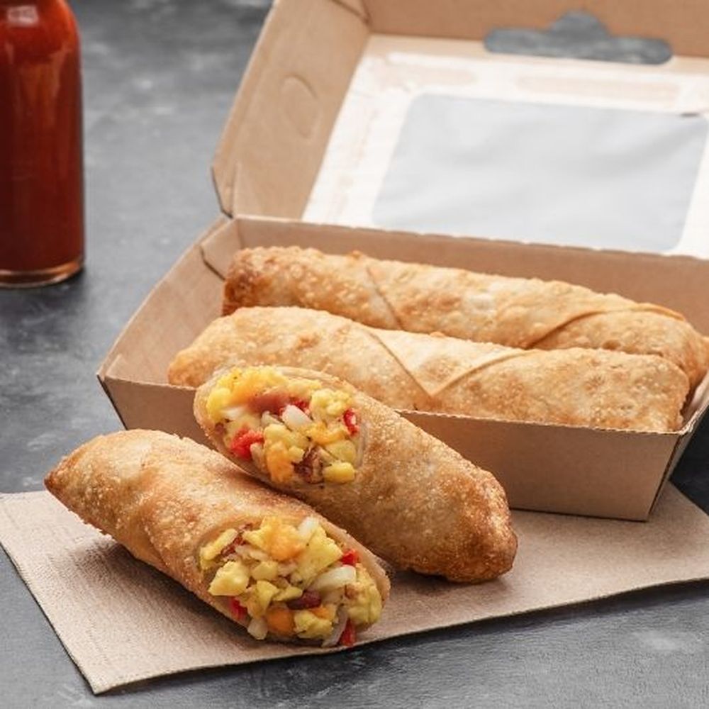 Minh Bacon Egg and Cheese Breakfast Egg Roll, 3 Ounce - 36
