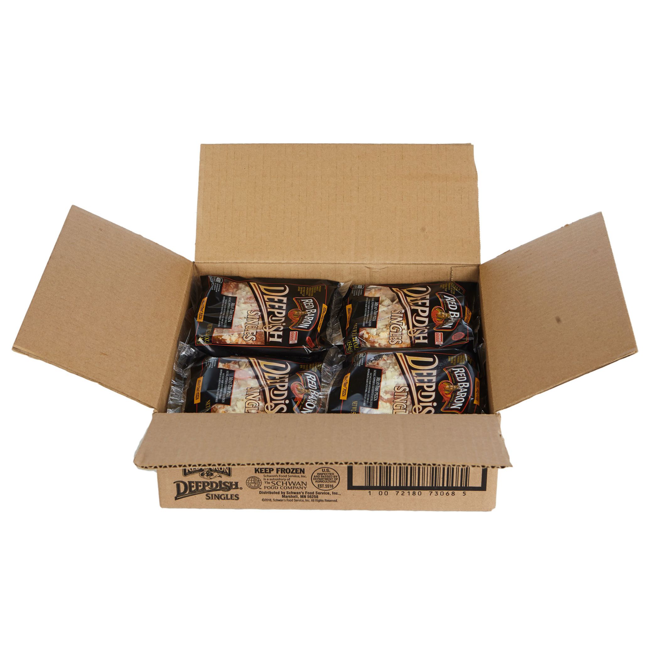 Red Baron Meat Trio Par Baked Pizza, 6 Ounce -- 12 Per Case