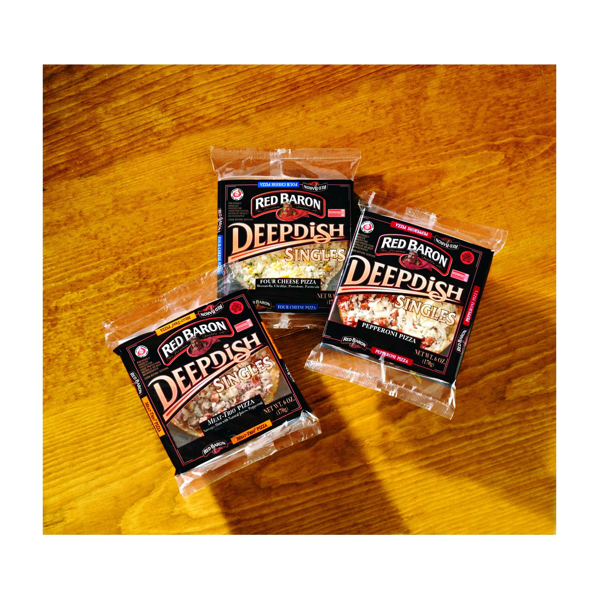 Red Baron Pepperoni Par Baked Pizza, 6 Ounce -- 12 Per Case