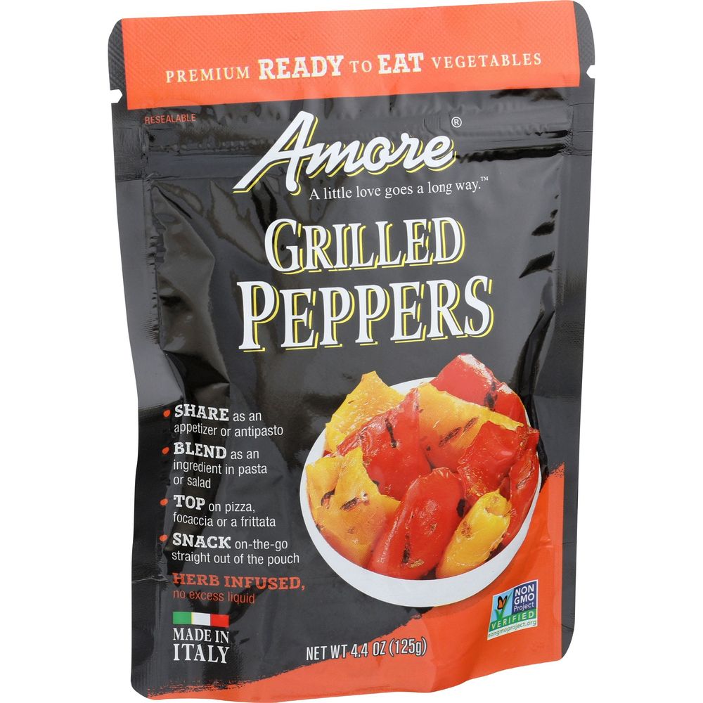 Amore Grilled Peppers, 4.4 Ounce -- 10 Per Case