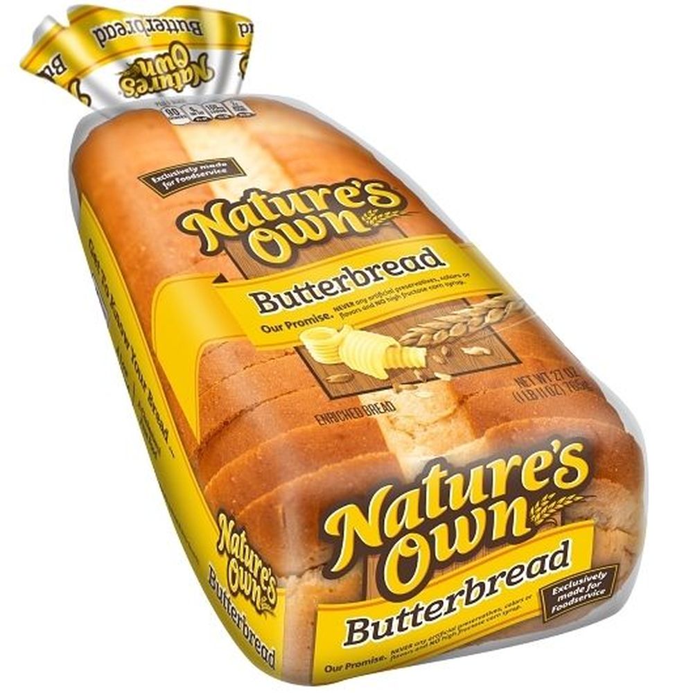Nature's Own Premium Oval Butterbread, 27 Ounce -- 8 per case