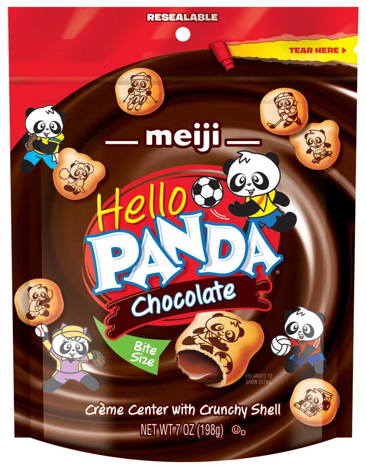 Hello Panda Chocolate Creme Filled Cookie, 7 Ounce -- 6 per case.