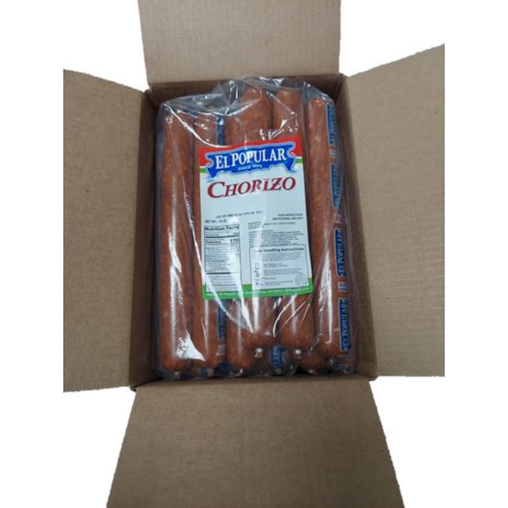 El Popular Mexican Original Pork Chorizo, 20 Count