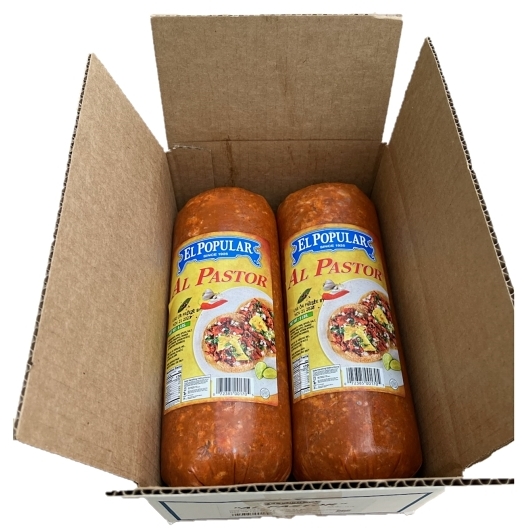 El Popular Al Pastor Chub, 5 Pound -- 2 Per Case