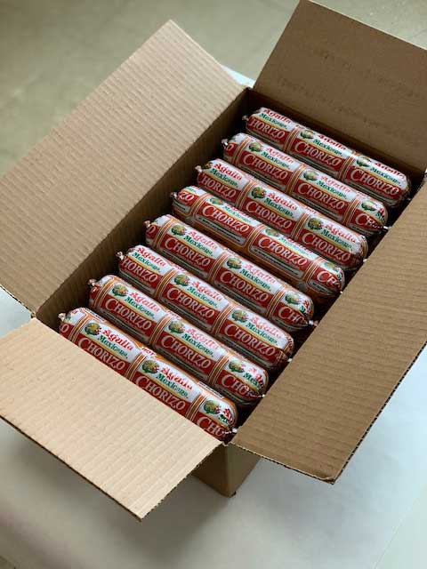 Aguila Mexicana Mini Chub Pork Chorizo -- 24 Per Case