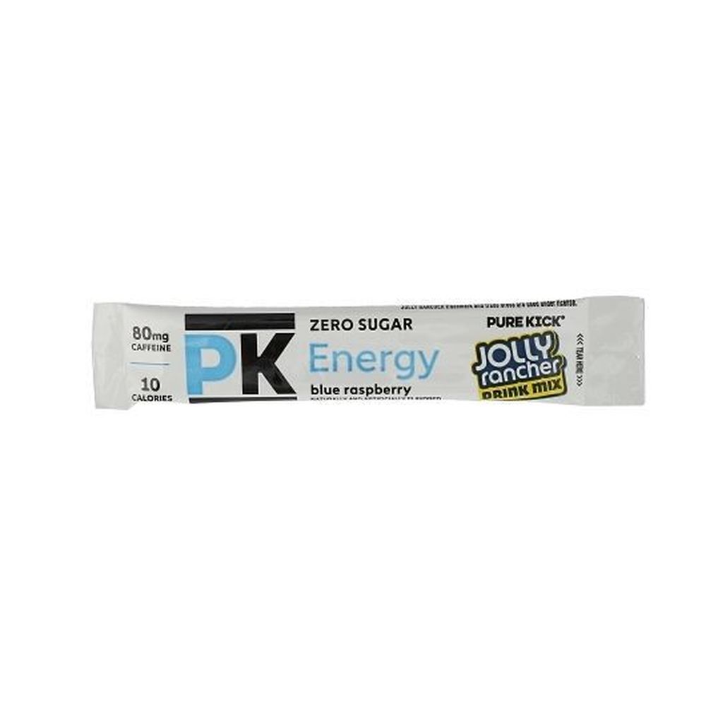 Pure Kick Blue Raspberry Energy Jolly Rancher Drink Mix, 6 Count -- 12 Per Case