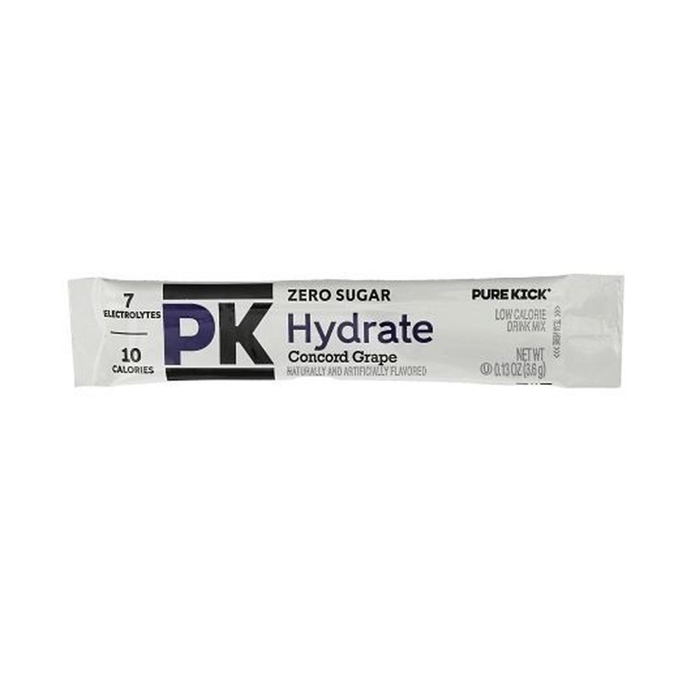 Pure Kick Concord Grape Hydration Drink Mix, 6 Count -- 12 Per Case