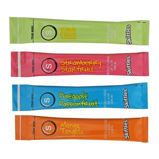 Skittles Tropical Singles To Go Drink Mix, Variety Pack, 2.02 Ounce -- 6 Per Case