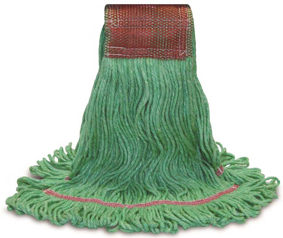 O-cedar Commercial Green Medium Shrinkless Mop -- 12 Per Case