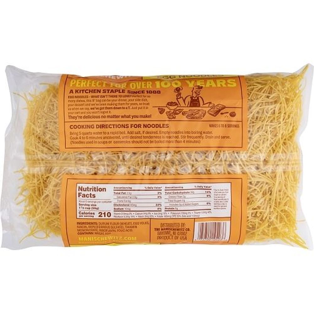 Manischewitz Fine Egg Noodles, 12 Ounce -- 12 Per Case