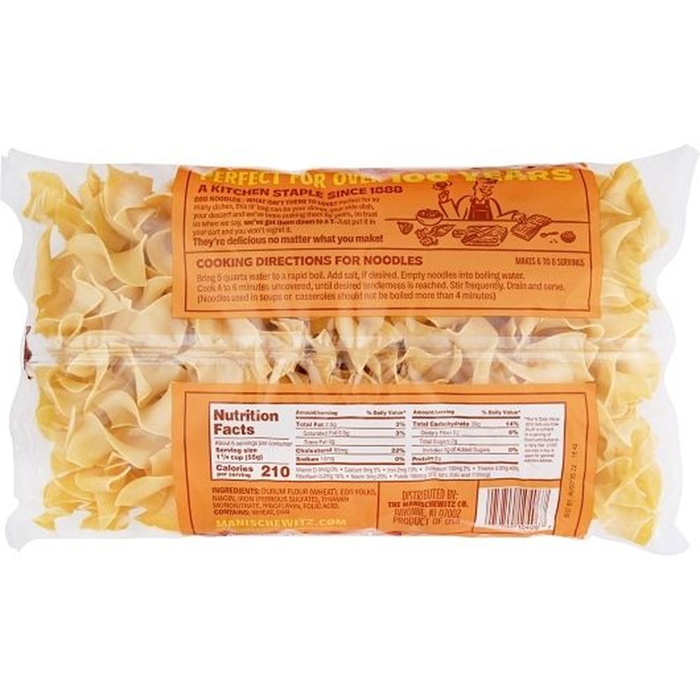 Manischewitz Extra Wide Egg Noodles, 12 Ounce -- 12 Per Case