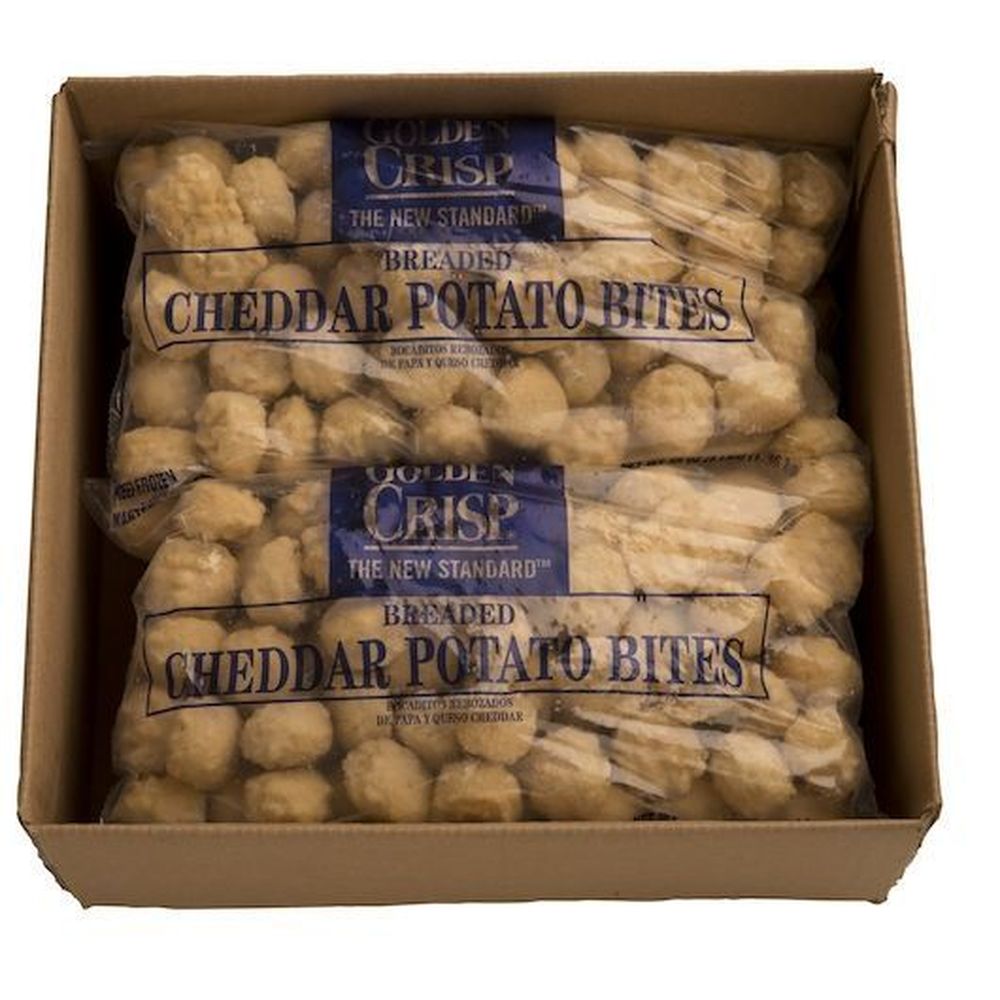 Golden Crisp Breaded Cheddar Potato Bites, 3 Pound -- 4 Per Case