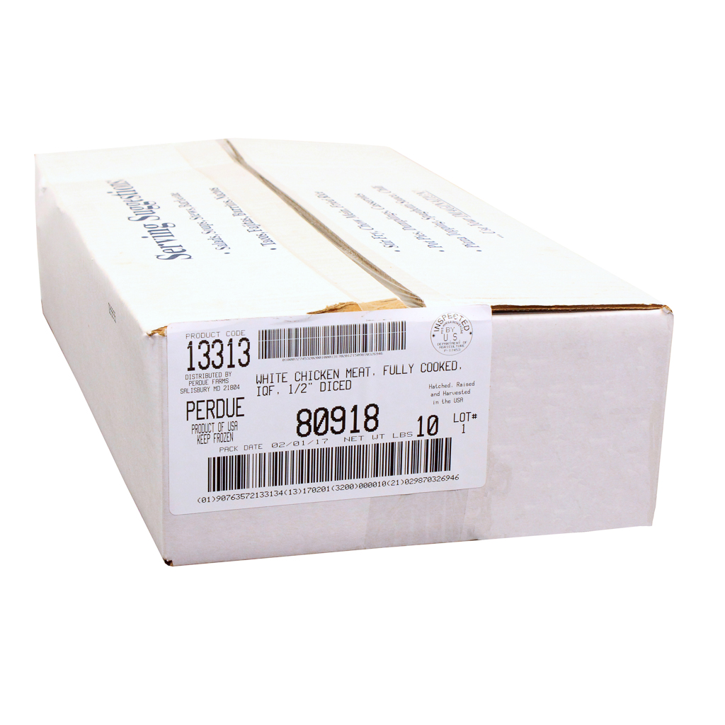 Perdue Farms Fully Cooked Iqf Diced Chicken Breast Meat, 5 Pound -- 2 Per Case