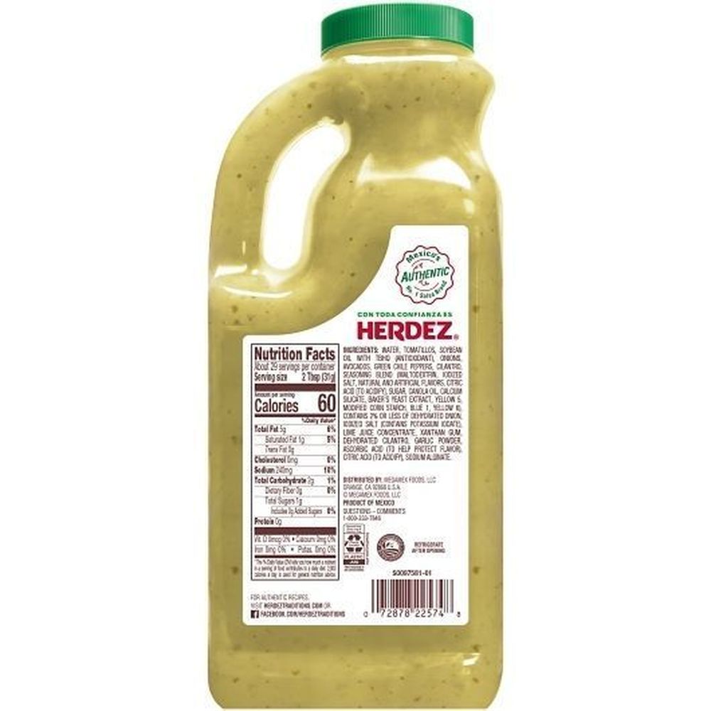 Herdez Mild Guacamole Salsa, 32 Ounce -- 4 Per Case