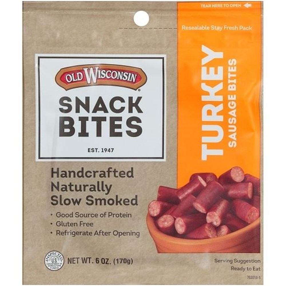 Old Wisconsin Turkey Snack Bites, 6 Ounce -- 12 per case