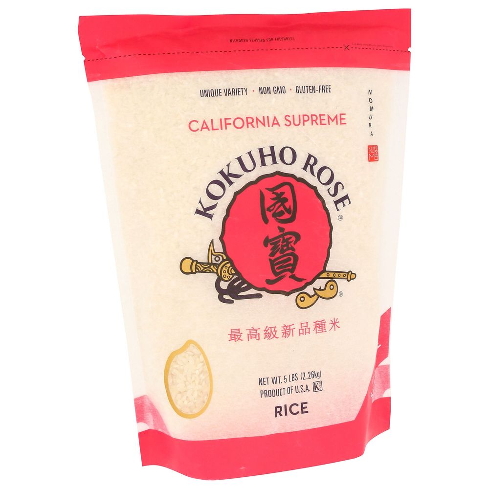 Kokuho Rose Rice, 5 Pound -- 8 Per Case