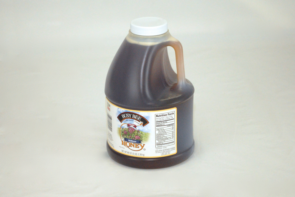 Busy Bee Wildflower Honey, 5 Pound -- 6 Per Case