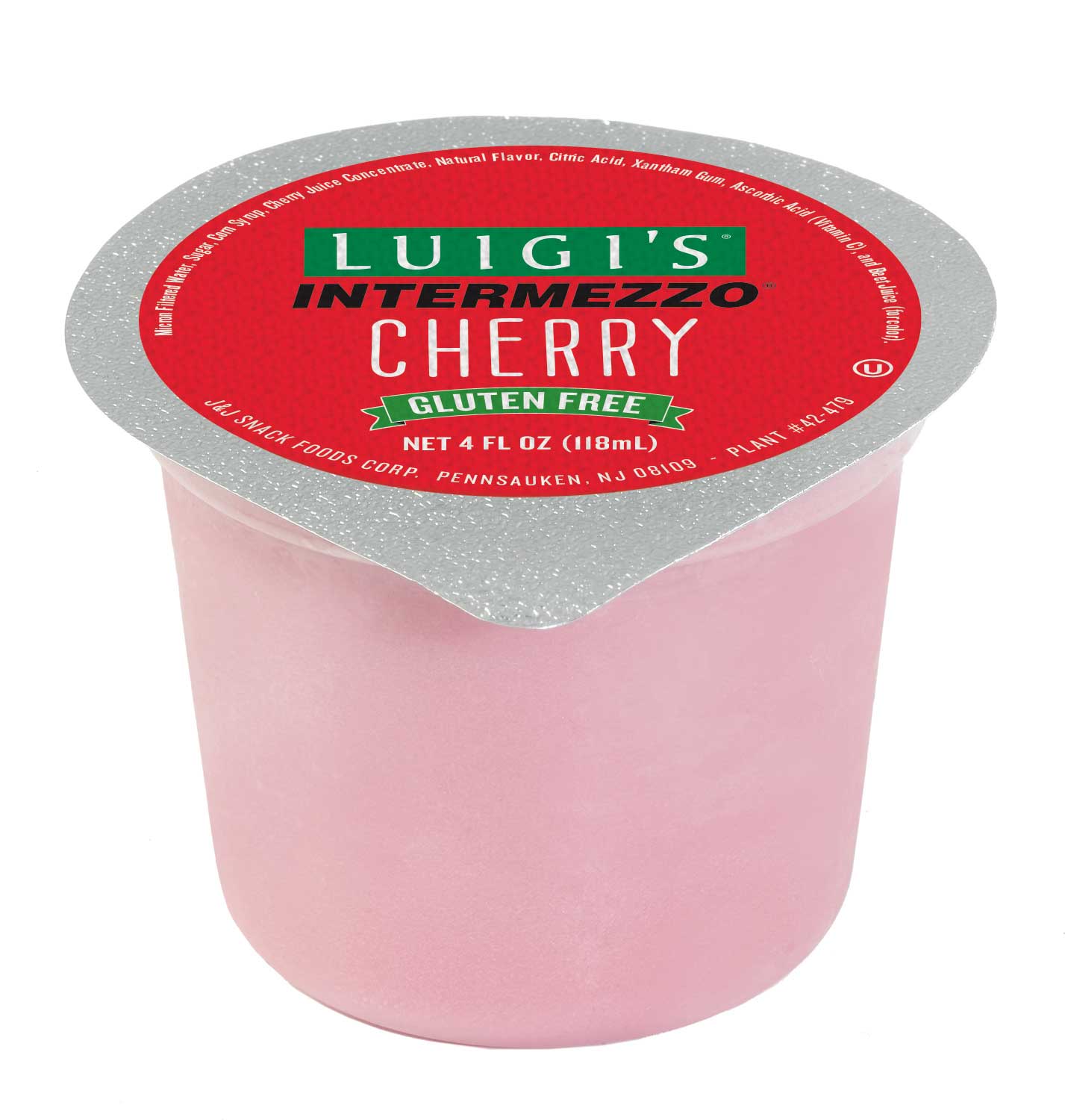 Luigis Intermezzo Cherry Cup, 4 Ounce -- 72 per case.