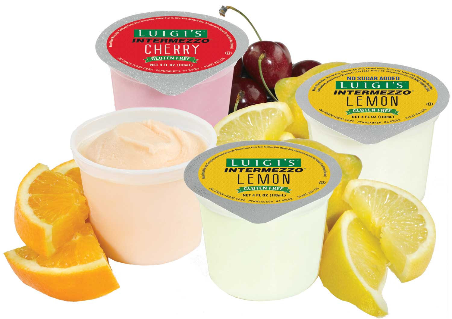 Luigi's Intermezzo Orange Cup, 4 Ounce -- 72 Per Case
