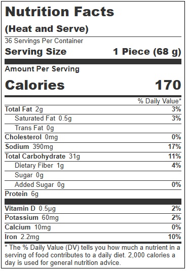 Bavarian Bakery Soft Pretzel Sticks, 36 Count -- 4 Per Case