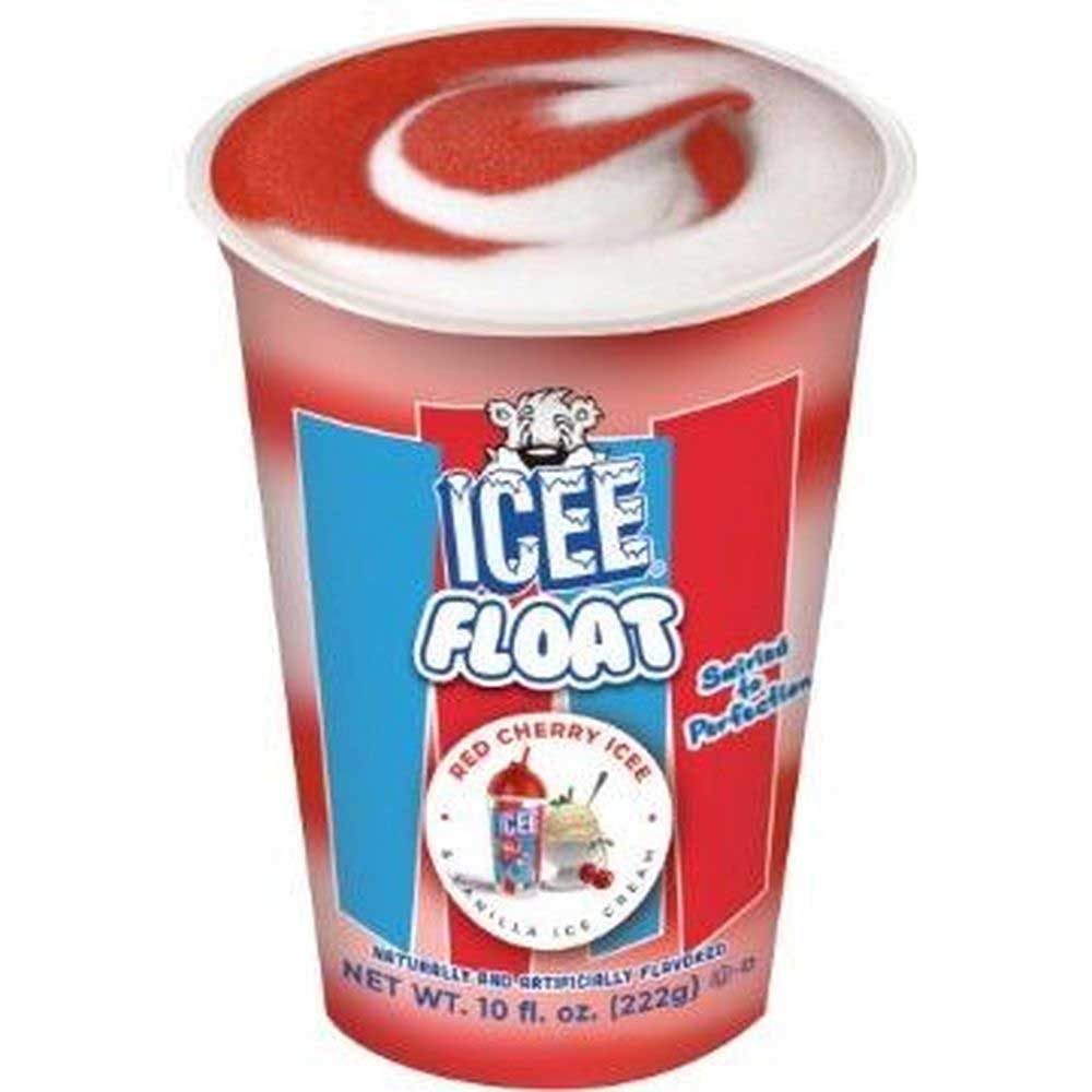 ICEE Red Cherry Float Cup, 10 Fluid Ounce -- 12 per case.