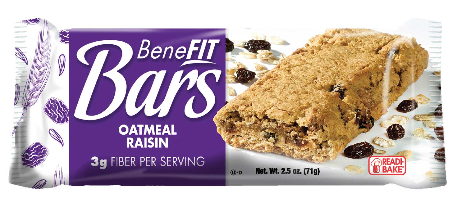 Readi Bake BeneFIT Oatmeal Raisin Cookies -- 48 per case.