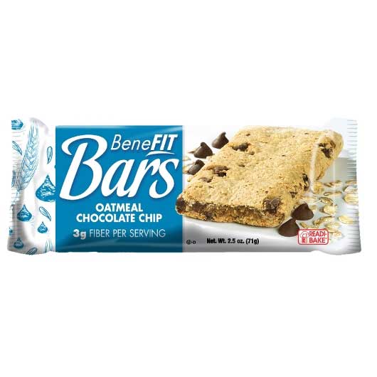 Readi Bake BeneFIT Oatmeal Chocolate Chip Bars, 2.5 ounce -- 48 per case