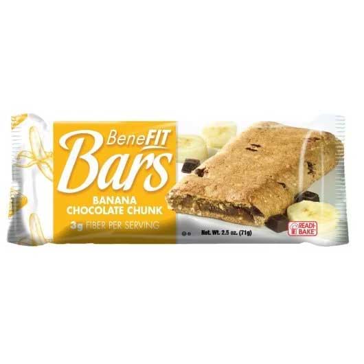 Readi Bake Banana Chocolate Chunk Benefit Bar, 2.5 Ounce -- 48 per case