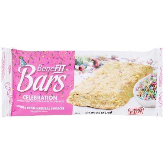 Readi-Bake Benefit Celebration Bar, 2.5 Ounce -- 48 per case.