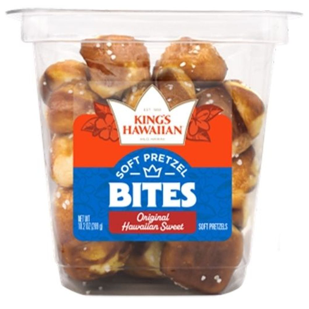 King's Hawaiian Original Sweet Pretzel Bites, 10.2 Ounce -- 8 Per Case